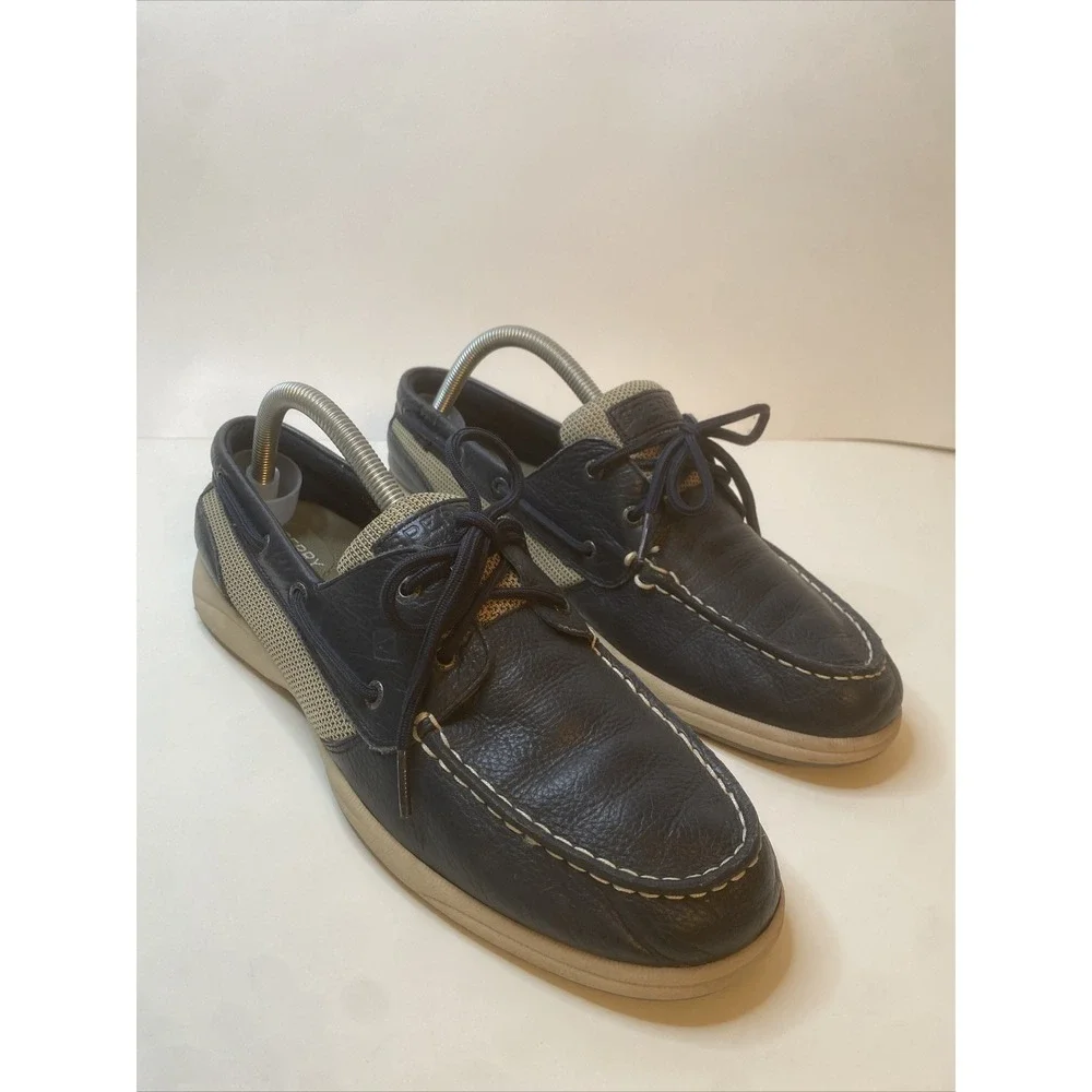 Sperry Top-Sider Women's Size 11 (STS83961) VERY GOOD Navy Blue Boat Shoe